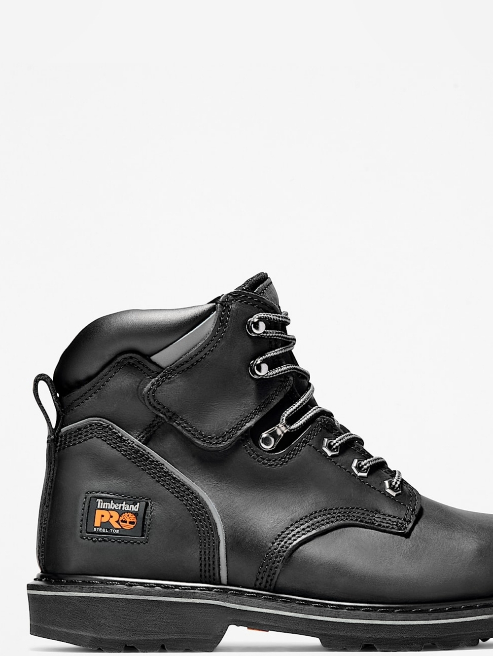Timberland Men's Pit Boss 6" Steel Toe Work Boot Black EUC Sz 13